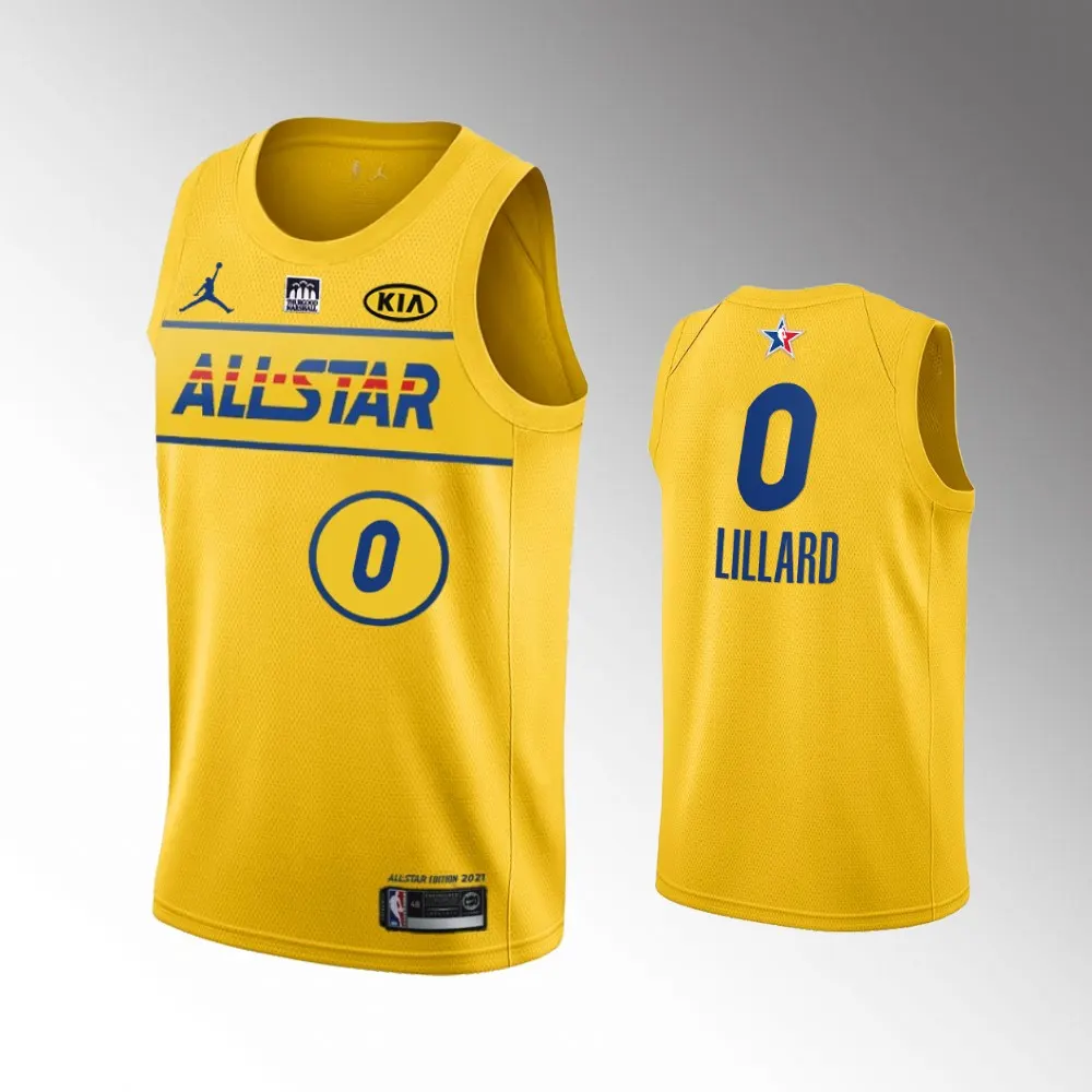 Jordan Lillard All-Star Yellow Jersey - 2021 Edition