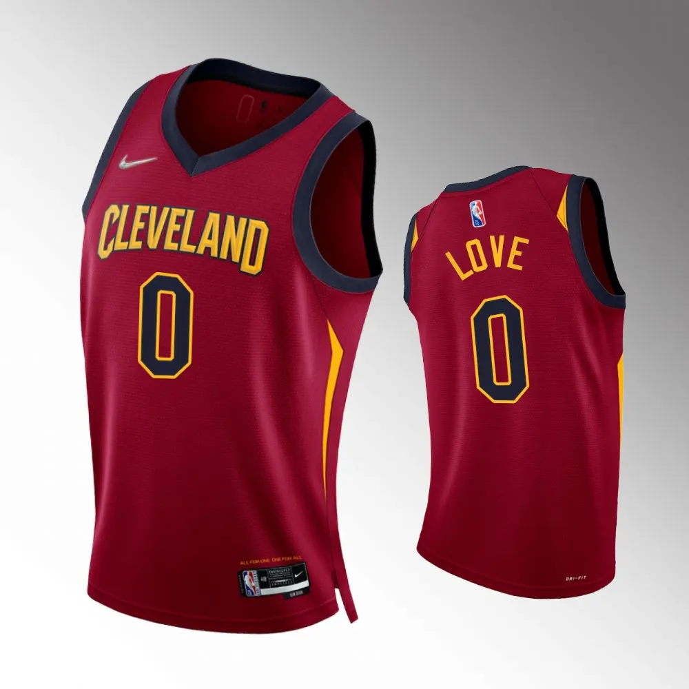 Kevin Love Maroon Jersey - Kevin Love Cleveland Cavaliers Maroon
