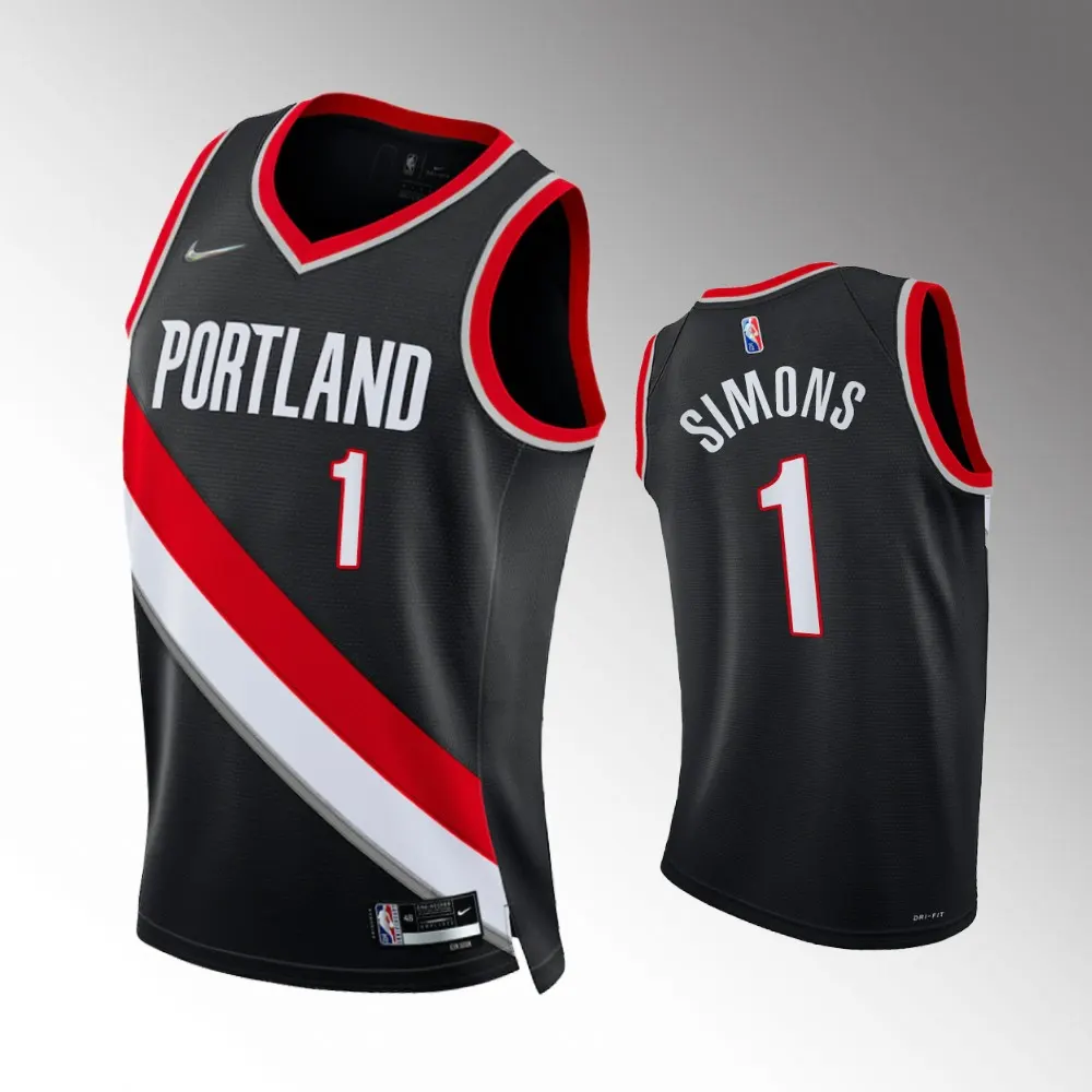 Blazers Simmons Black Jersey - Nike - Statement Edition
