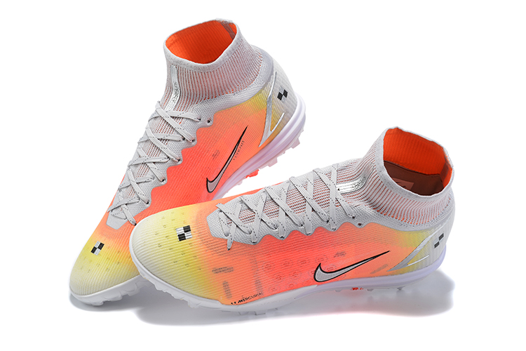 (Arrival) Assassin's 14th generation MD socks knitted high-top broken nail soccer shoes Nike Mercurial Superfly VIII Academy TF 39-4510