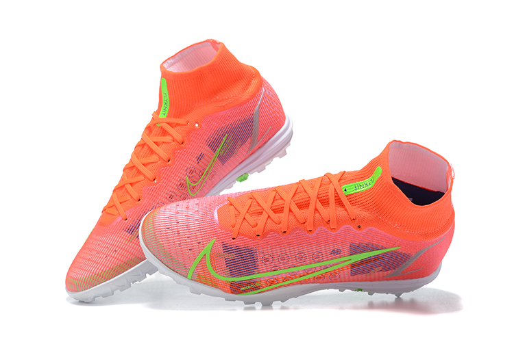 (Arrival) Nike Assassin 14th Generation High-top Fully Knitted Waterproof MD Air-filled Grass Nail Football Shoes Nike Superfly 8 Academy TF39-4510
