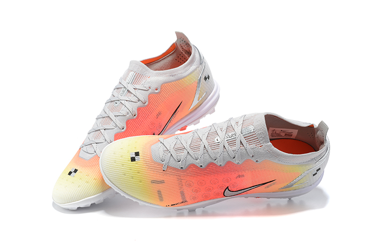 (Arrival) Nike Assassin 14th Generation Low-top Fully Knitted Waterproof MD Air-filled Grass Nail Football Shoes Nike Vapor 14 Academy TF39-4510