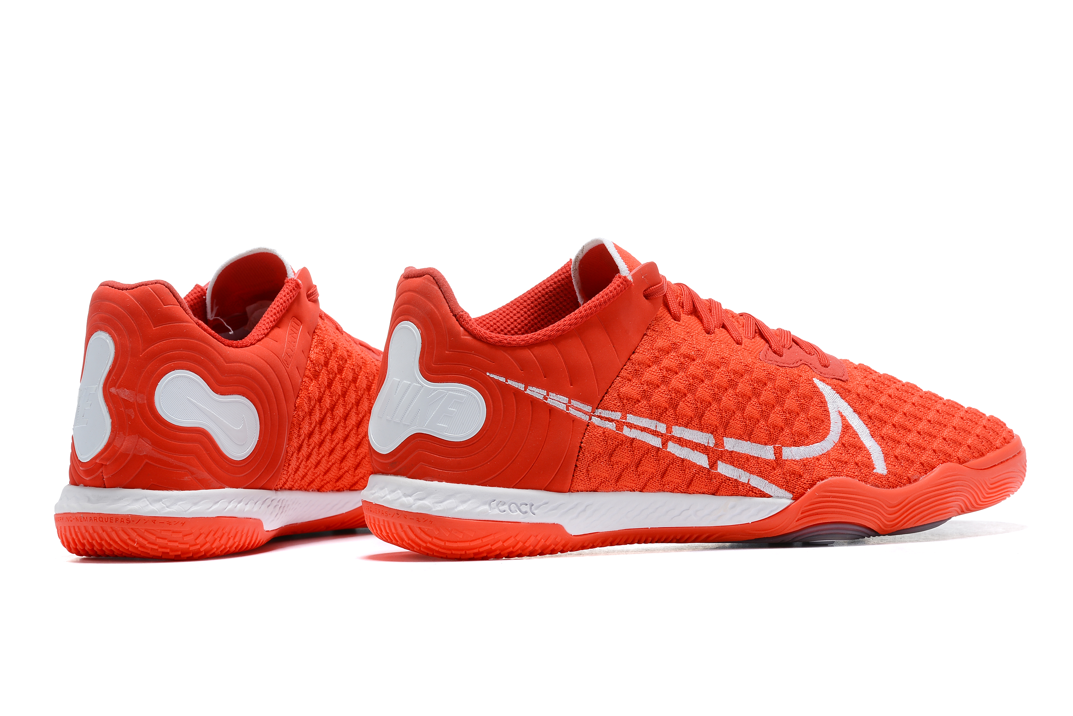 (Arrival) Nike five-something small field king full knitted MD sole indoor flat sole football shoes Nike Reactgato IC39-457