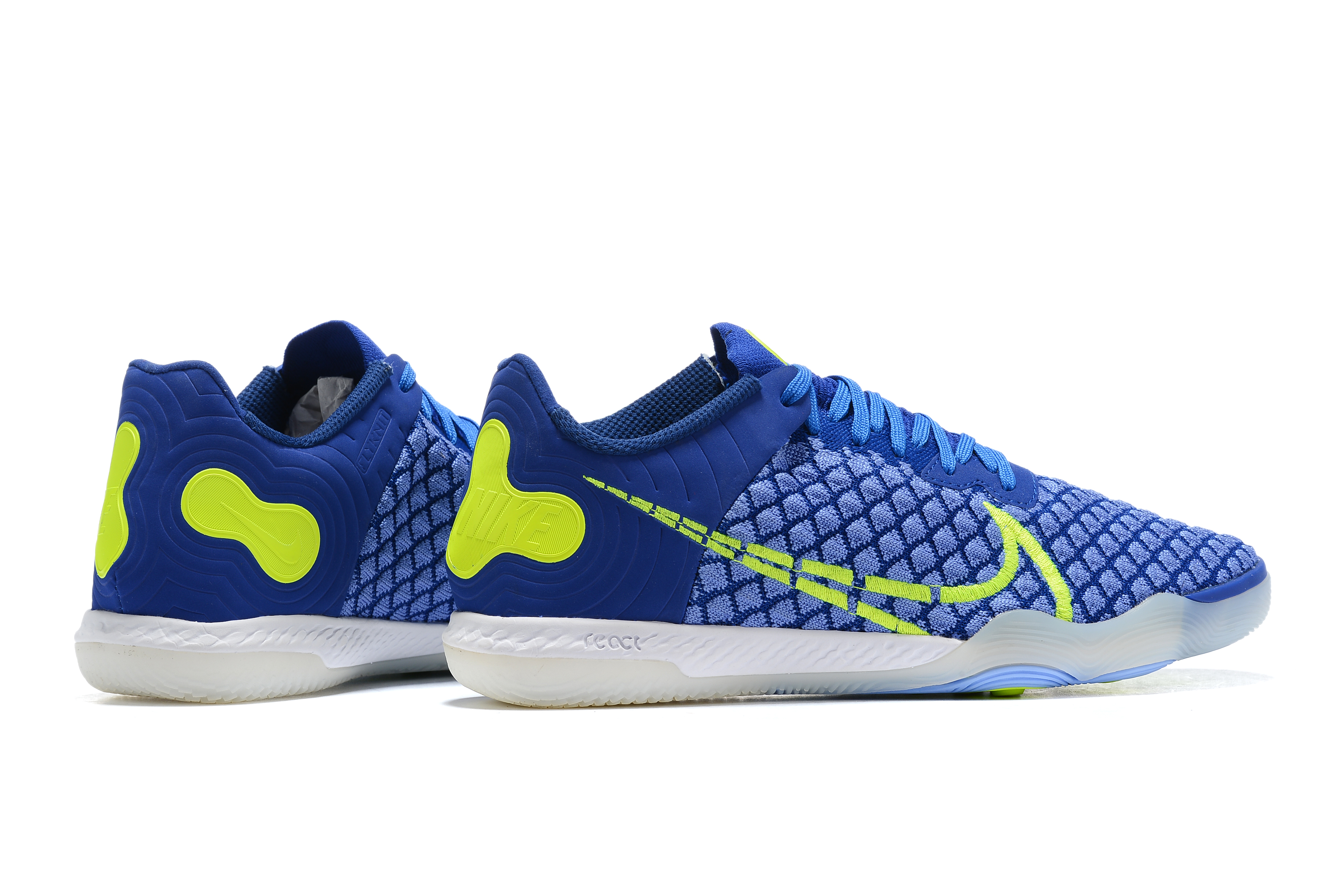 (Arrival) Nike five-something small field king full knitted MD sole indoor flat sole football shoes Nike Reactgato IC39-457
