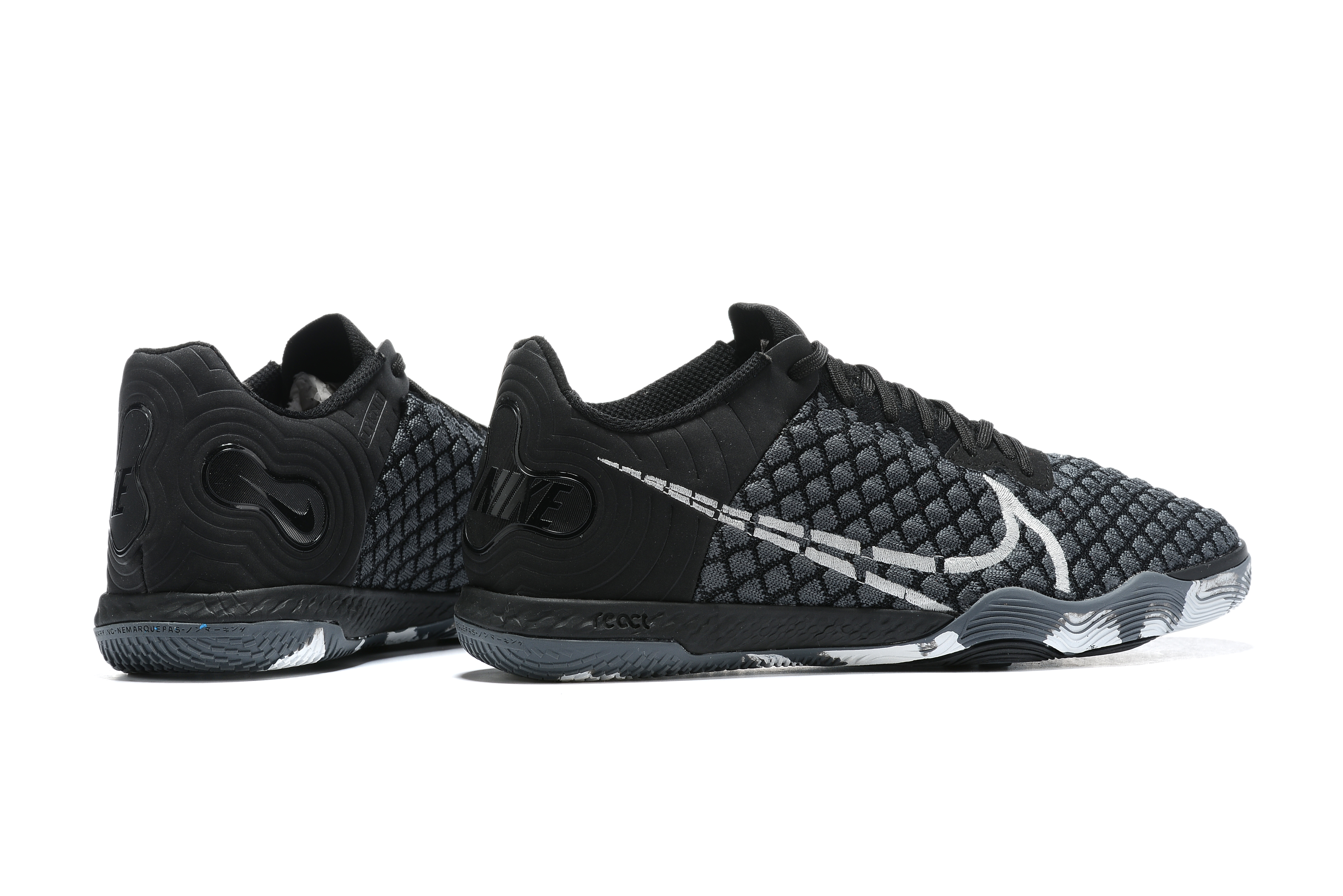 (Arrival) Nike five-something small field king full knitted MD sole indoor flat sole football shoes Nike Reactgato IC39-457