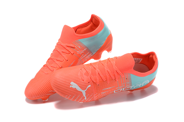(Arrival) Puma Ultra Light Series 2nd Generation FG Football Shoes Puma Ultra 1.3 FG/AG Sunblaze/Puma White/Bluemazing 39---4510