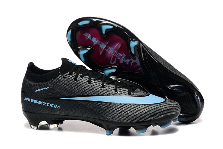 (Arrival 39-46) Nike Assassin 16th generation built-in fully air cushioned waterproof knitted FG football shoes Nike AIR Zoom Mercurial Vapor 16 Elite XXV FG39-4610