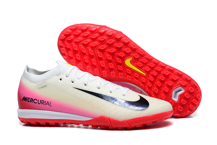 (Arrival 39-46) Nike Assassin 16th Generation built-in fully air cushioned waterproof knitted straw nail MD soccer shoes Nike Air Zoom Mercurial Vapor XVI Elite TF39-4610