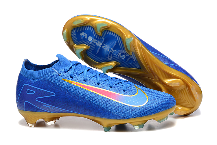 (Arrival 39-46) Nike Assassin 16th Generation built-in fully air cushioned waterproof knitted straw nail MD soccer shoes Nike Air Zoom Mercurial Vapor XVI Elite TF39-4610