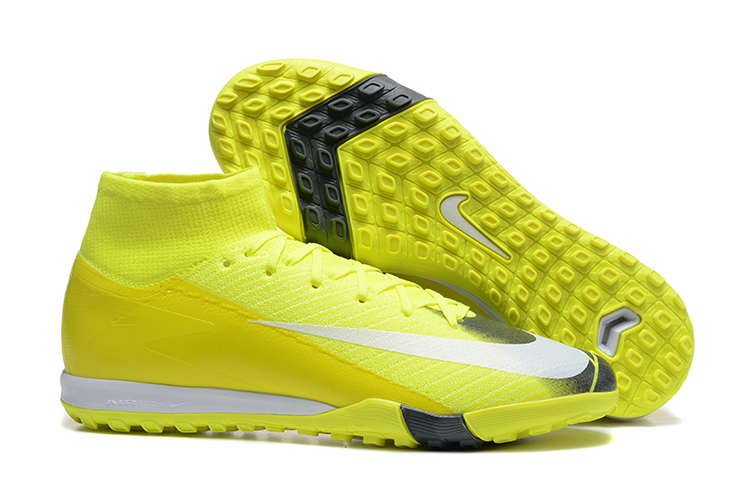 (Arrival 39-46) Nike Assassin 16th generation high-top built-in fully air cushioned waterproof knitted FG football shoes Nike Air Zoom Mercurial Superfly IIX Elite FG39-4610