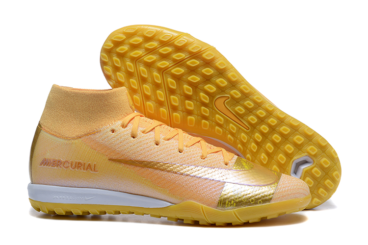 (Arrival 39-46) Nike Assassin 16th generation high-top built-in fully air cushioned waterproof knitted FG football shoes Nike Air Zoom Mercurial Superfly IIX Elite FG39-4610