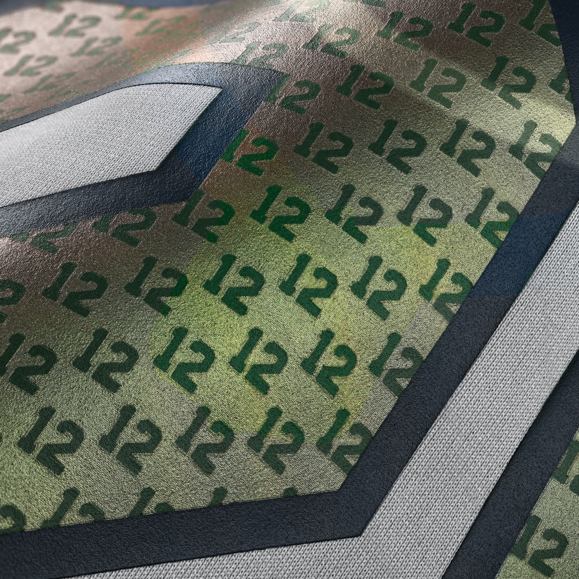 12s Seattle Seahawks Nike 2025 Rivalries Collection Game Jersey – Wolf Gray