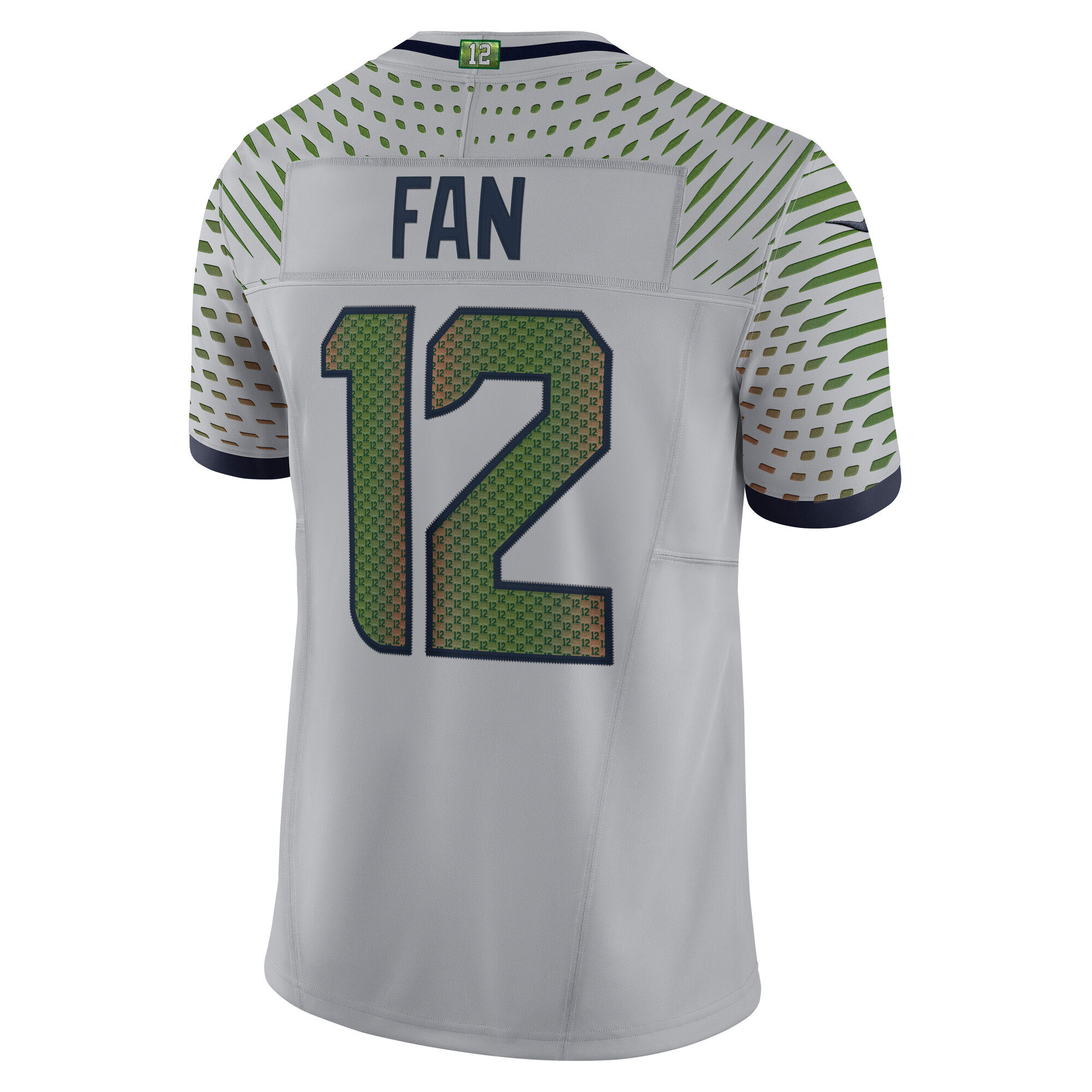 12s Seattle Seahawks Nike 2025 Rivalries Collection Limited Jersey – Wolf Gray