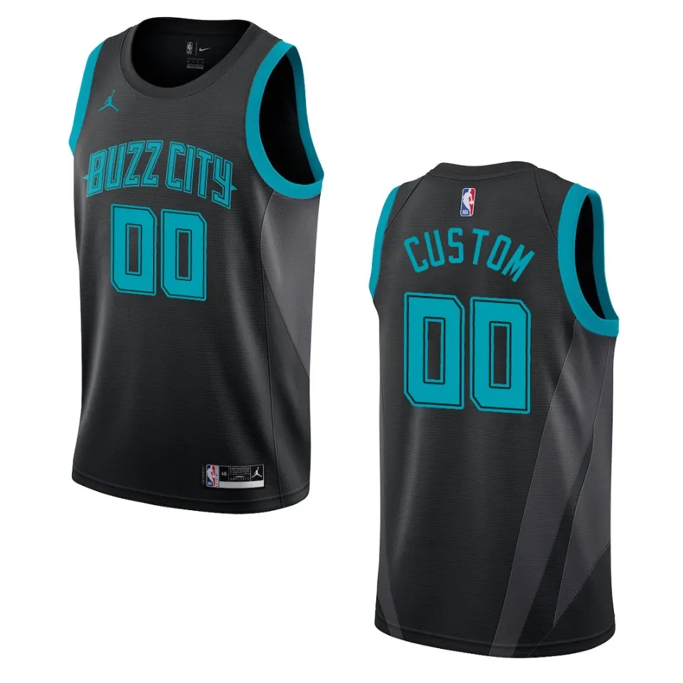 Hornets Buzz City Jersey - Jordan Hornets Buzz City Custom Jersey