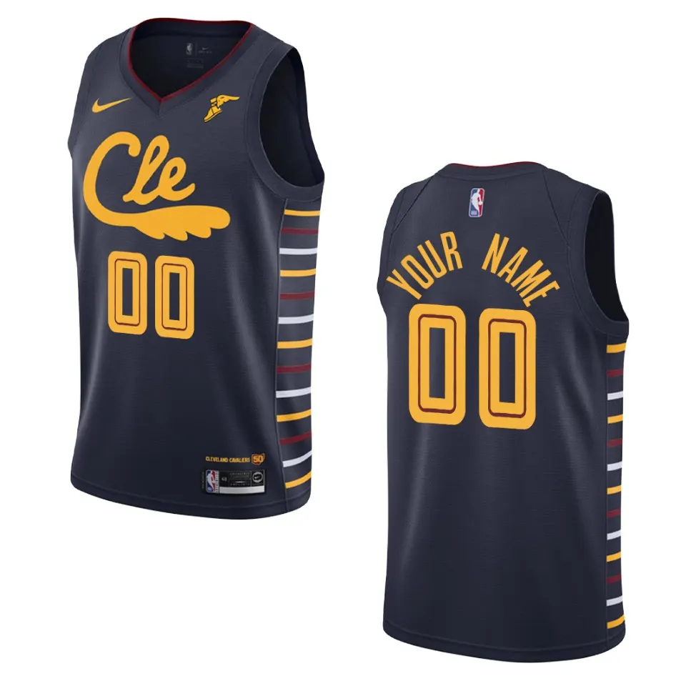 Cavaliers Navy Custom Jersey nike - Nike Cavaliers Navy Custom Jersey