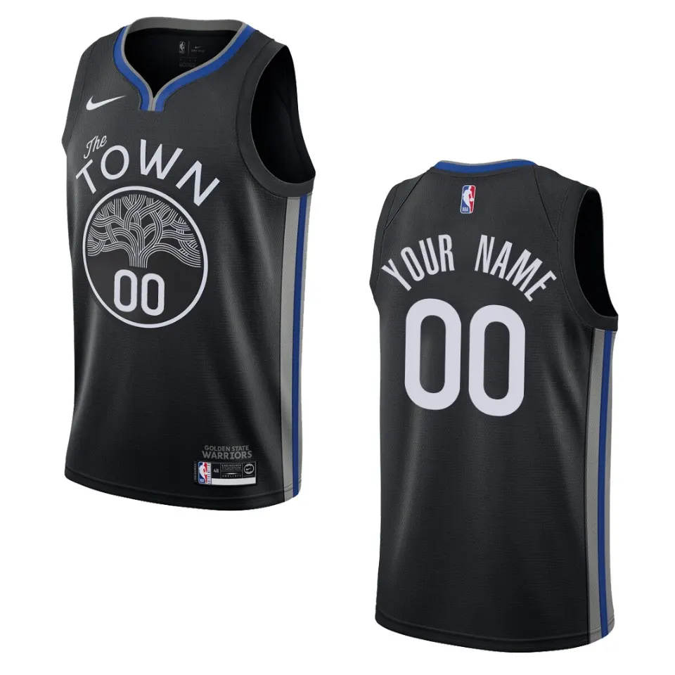 Warriors Black "The Town" Jersey - Nike Warriors Black "The Town"