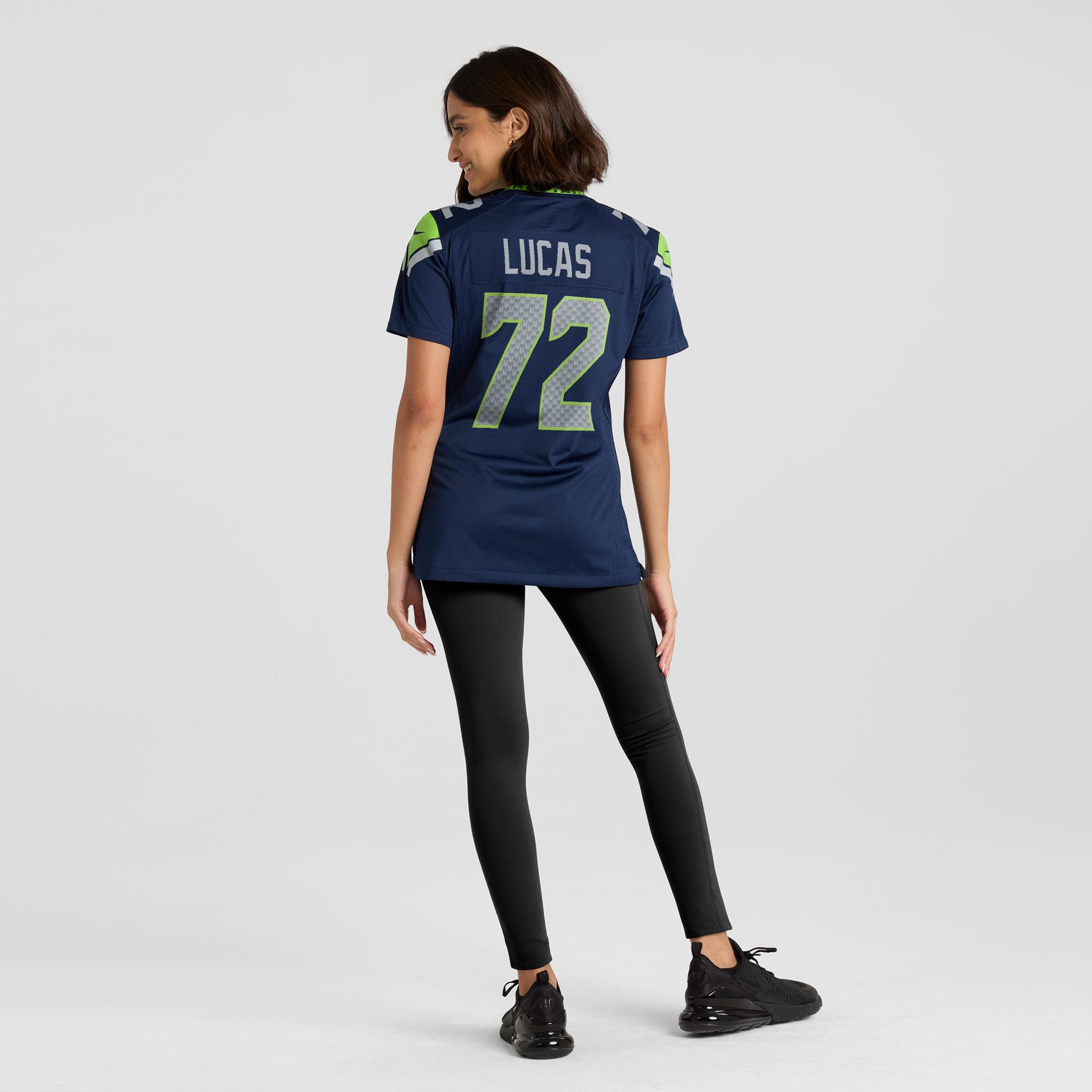 Abraham Lucas Seattle Seahawks Nike Women's Team Game Jersey -  College Navy