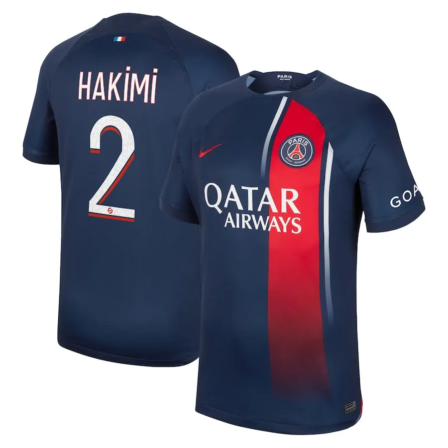 Hakimi PSG Navy Jersey - Nike 2024/25 - #2 Authentic