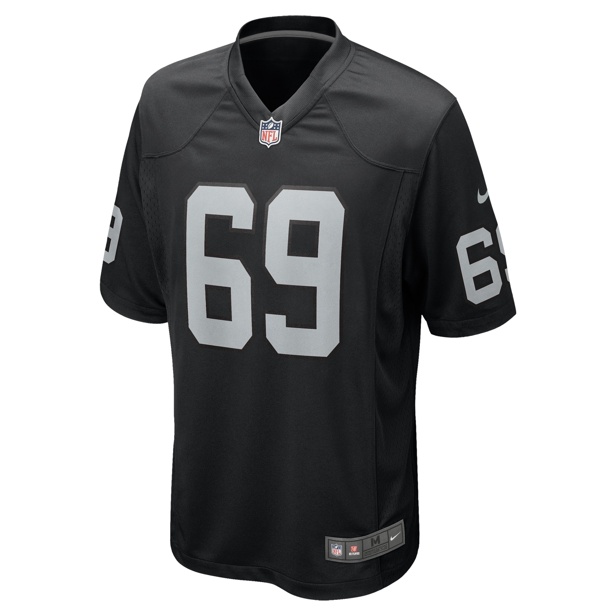 Adam Butler Las Vegas Raiders Nike Team Game Jersey -  Black