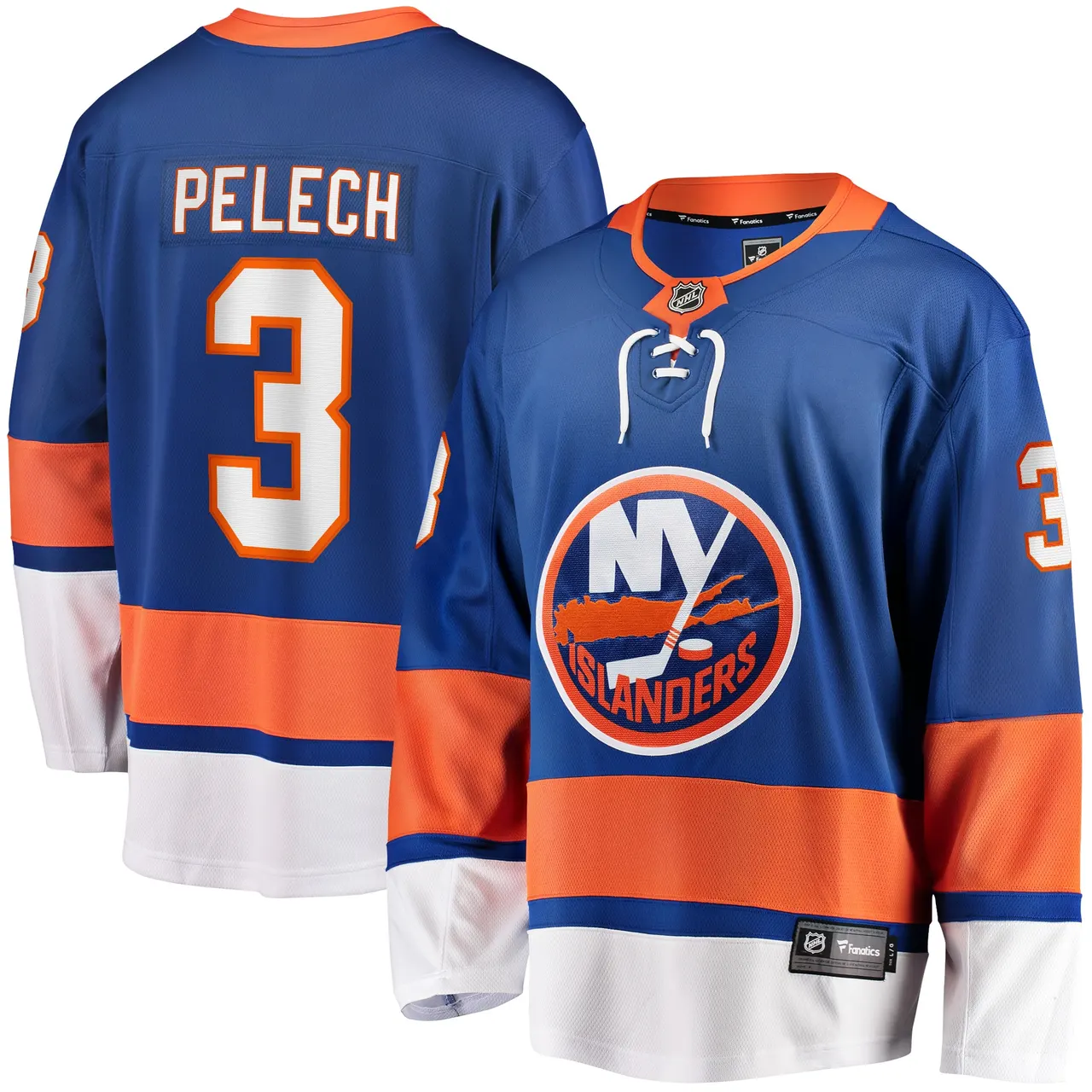 blue Fanatics Pelech Islanders Jersey - Fanatics Pelech Islanders 2