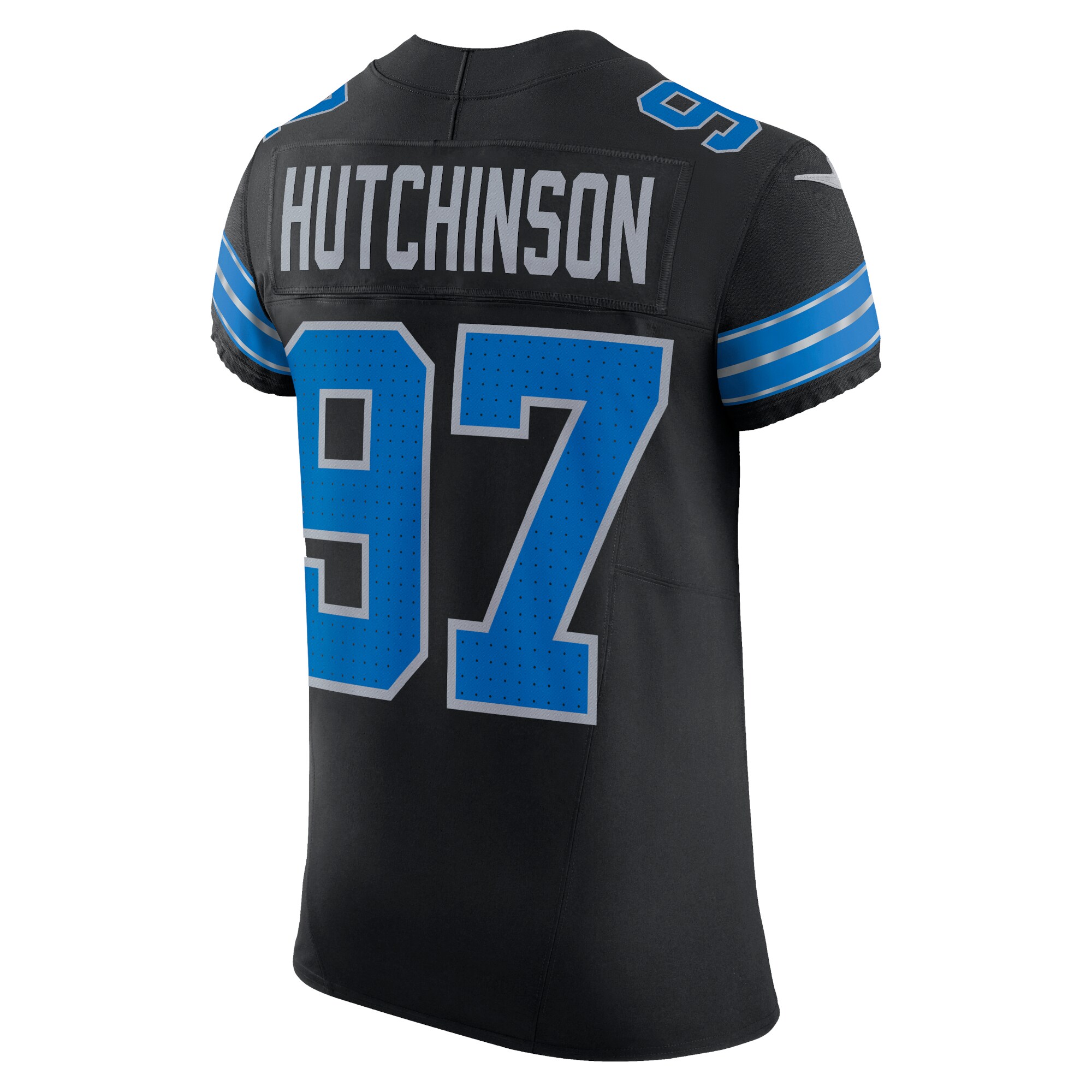 Aidan Hutchinson Detroit Lions Nike Alternate Vapor F.U.S.E. Elite Jersey - Black