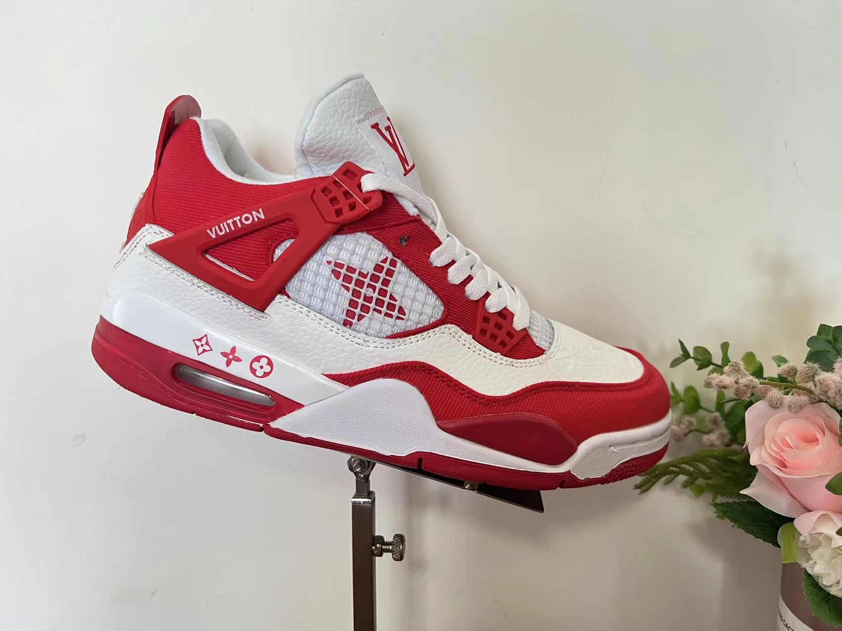 Air Jordan 4 x Louis Vuitton White Green