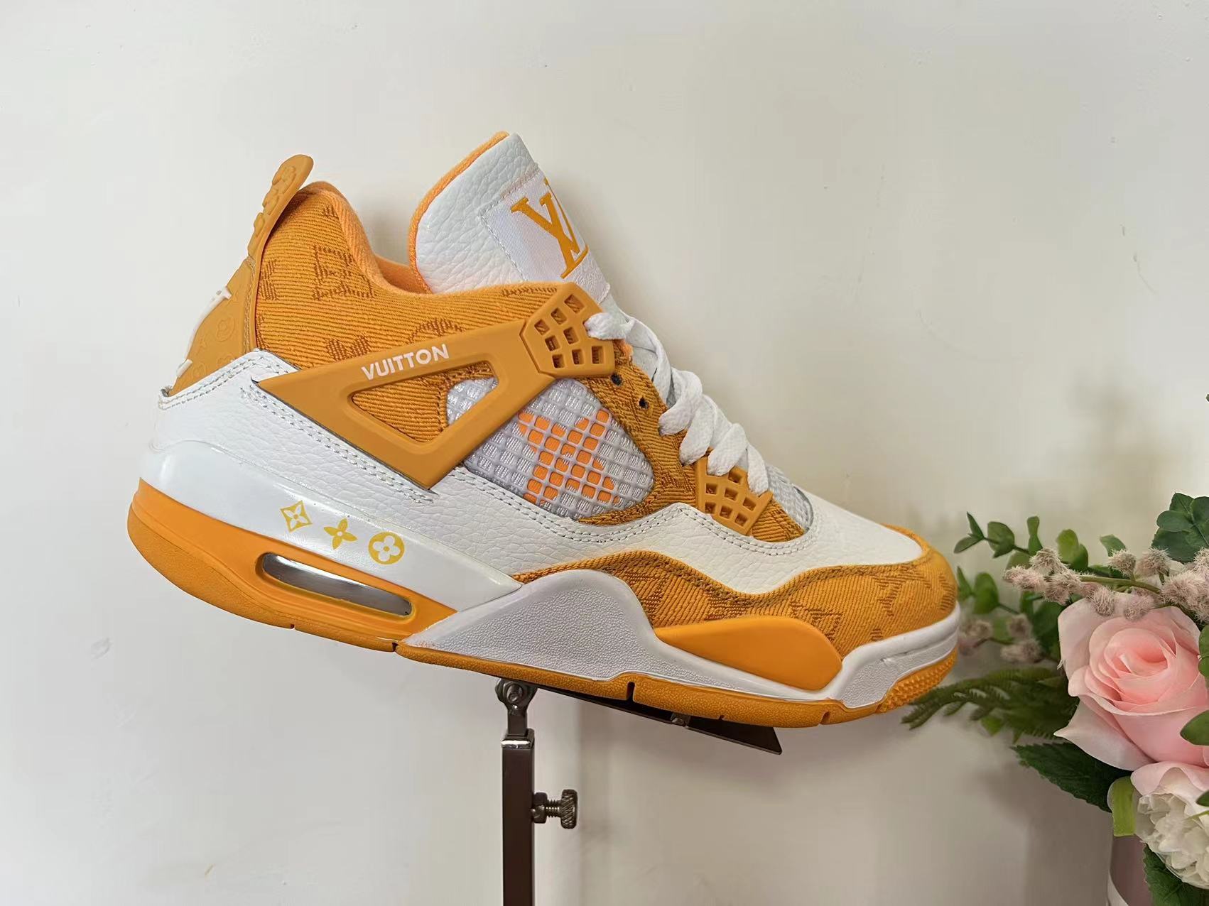 Air Jordan 4 x Louis Vuitton White Green