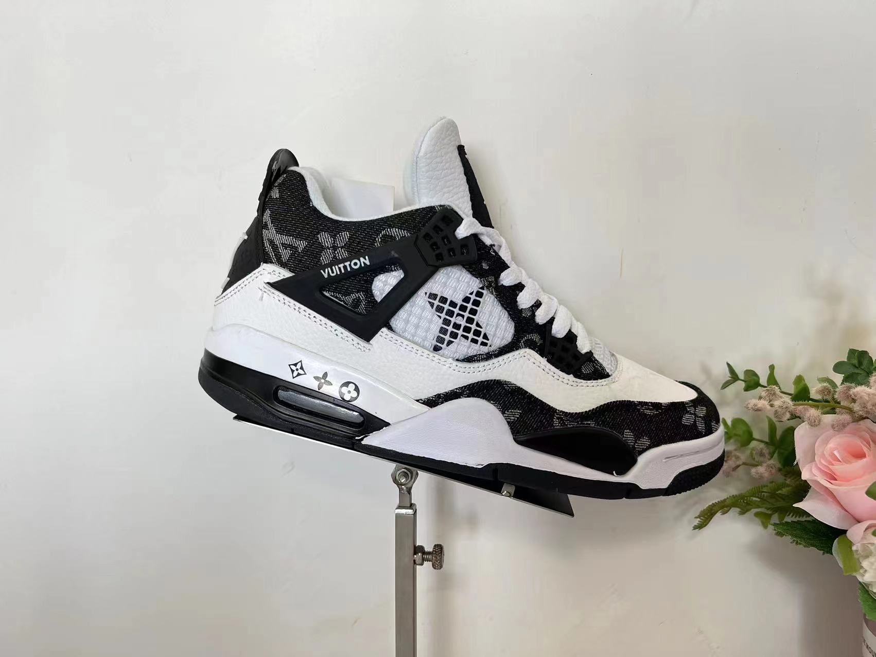 Air Jordan 4 x Louis Vuitton White Green