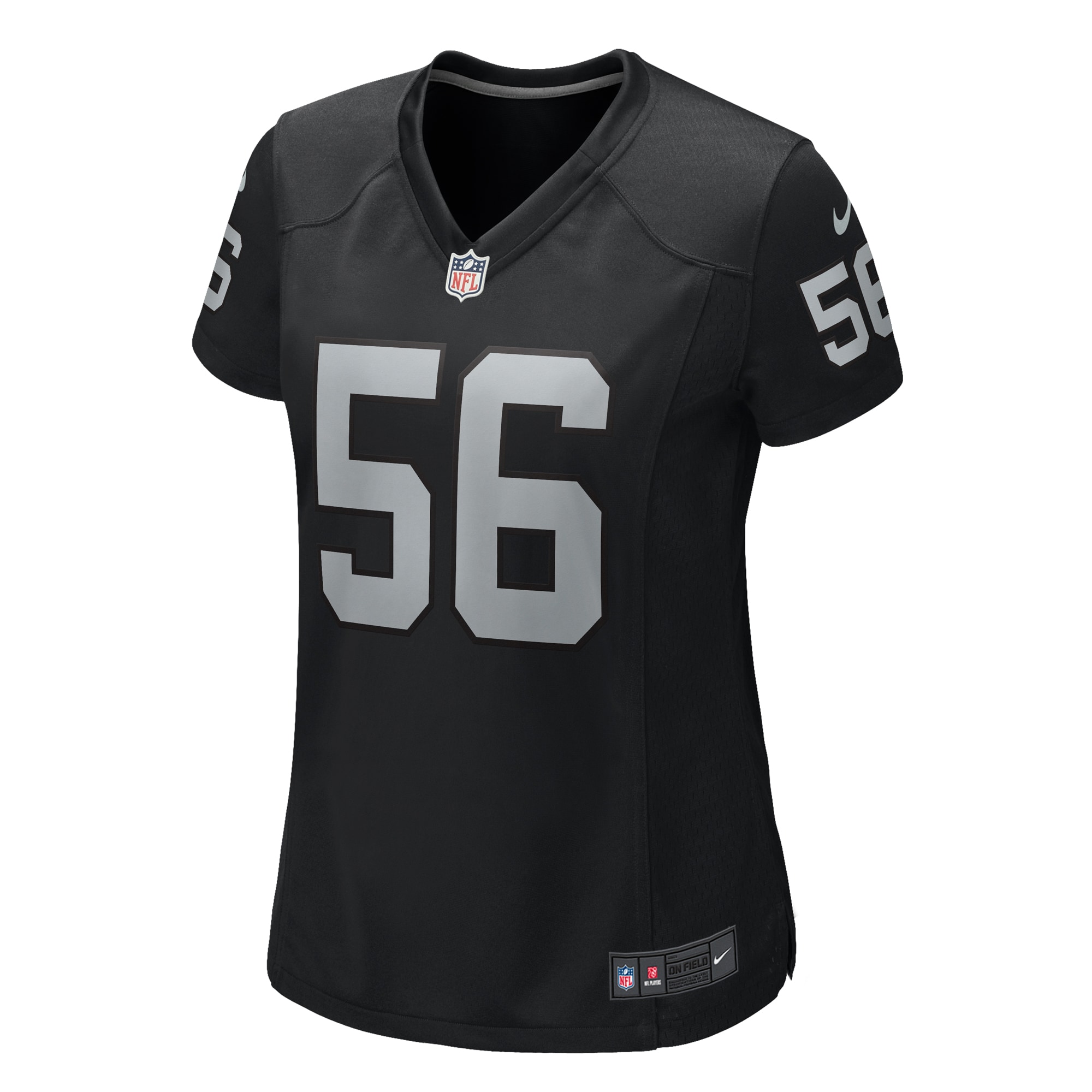 Amari Burney Las Vegas Raiders Nike Women's  Game Jersey -  Black