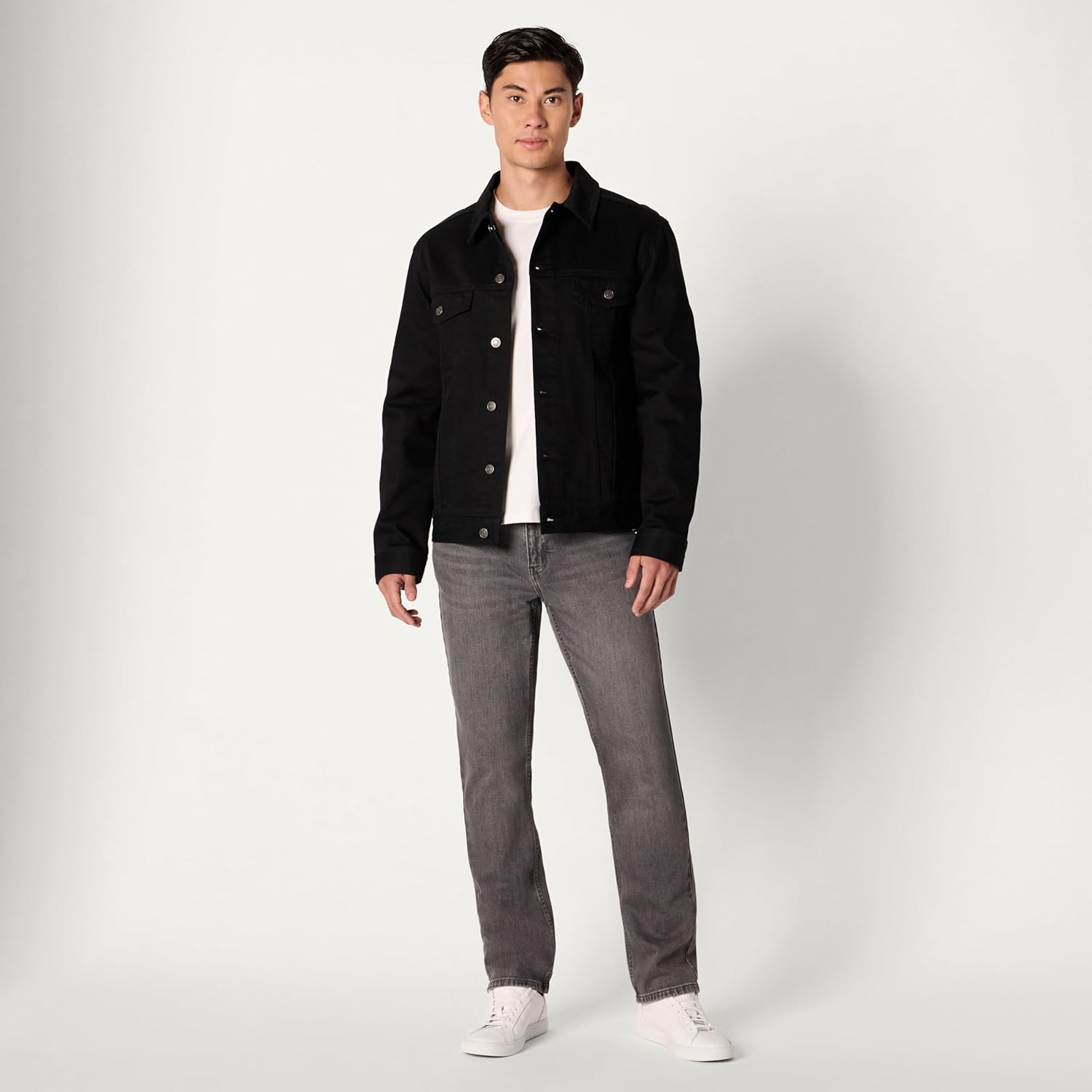 Amazon Essentials Men’s Low Stretch Regular-Fit Denim Jacket