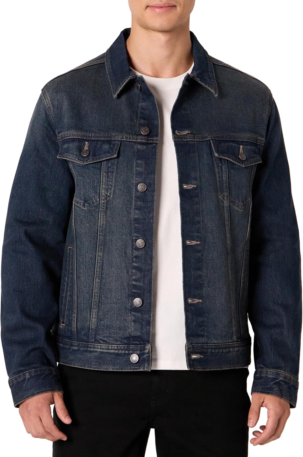 Amazon Essentials Men’s Low Stretch Regular-Fit Denim Jacket
