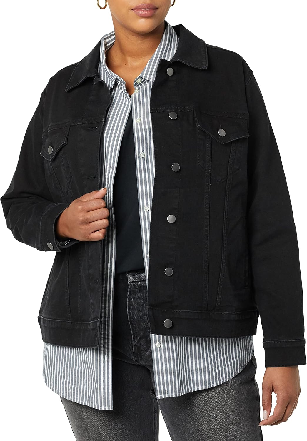 Amazon Essentials Women’s Jean Jacket (Available in Plus Size)