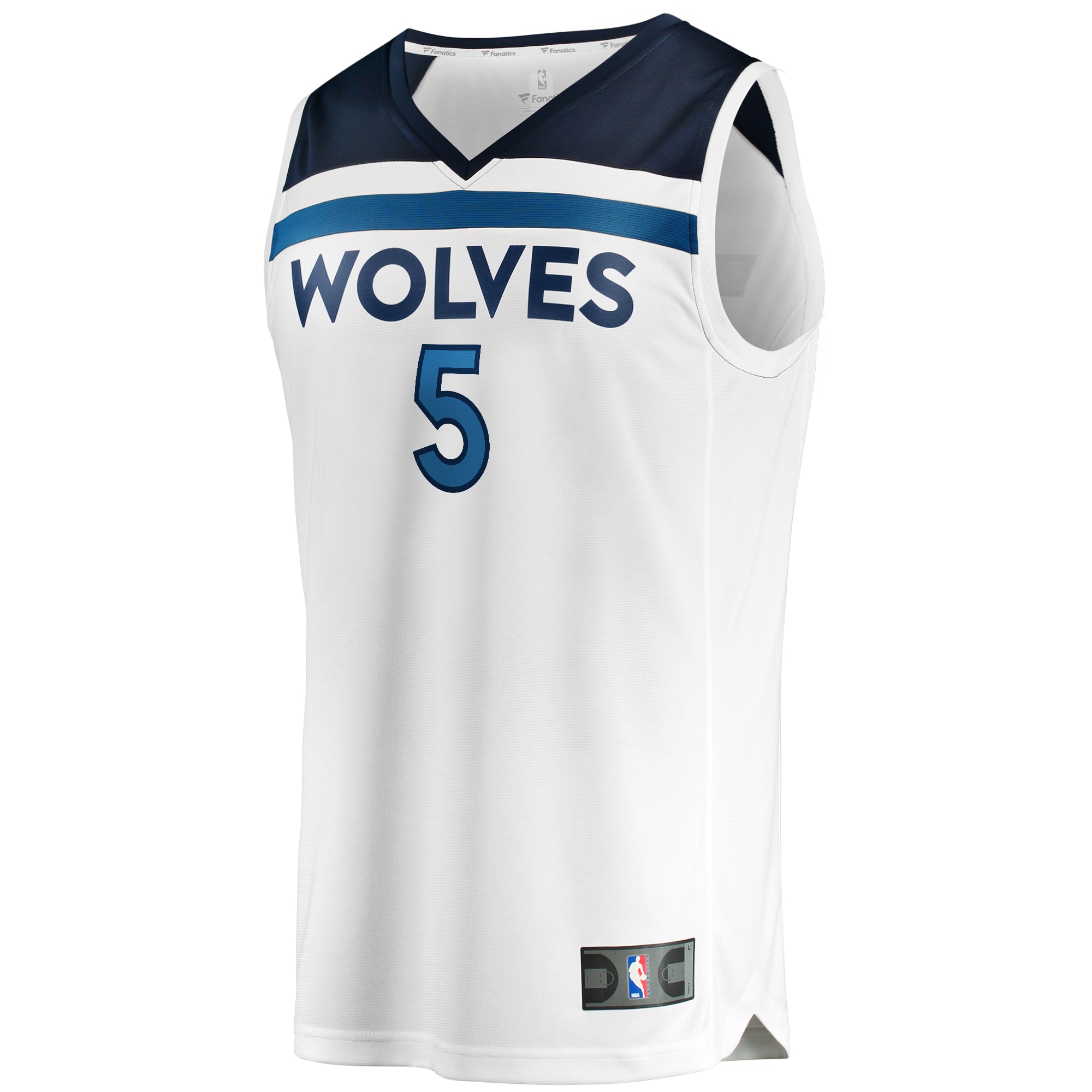 Anthony Edwards Minnesota Timberwolves Fanatics Fast Break Replica Player Jersey - Association Edition - White