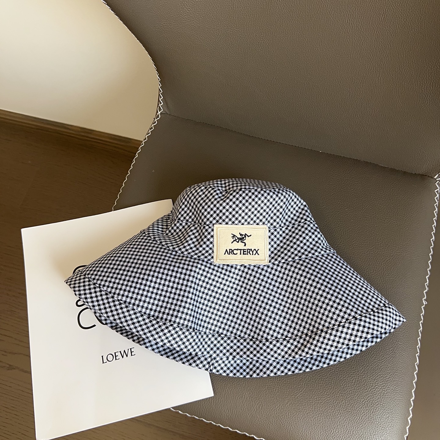 Arc'teryx Gingham Bucket Hat - Stylish Sun Protection