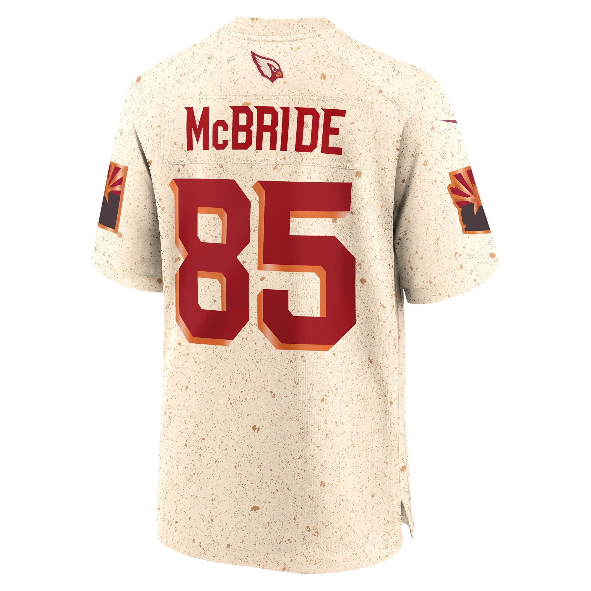 Arizona Cardinals Nike Game Rivalry Jersey – Natural – Trey McBride – Mens