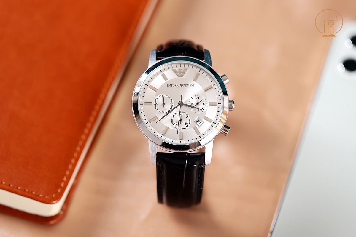 Armani Silver Chronograph Watch - Emporio Armani Silver Chronograph