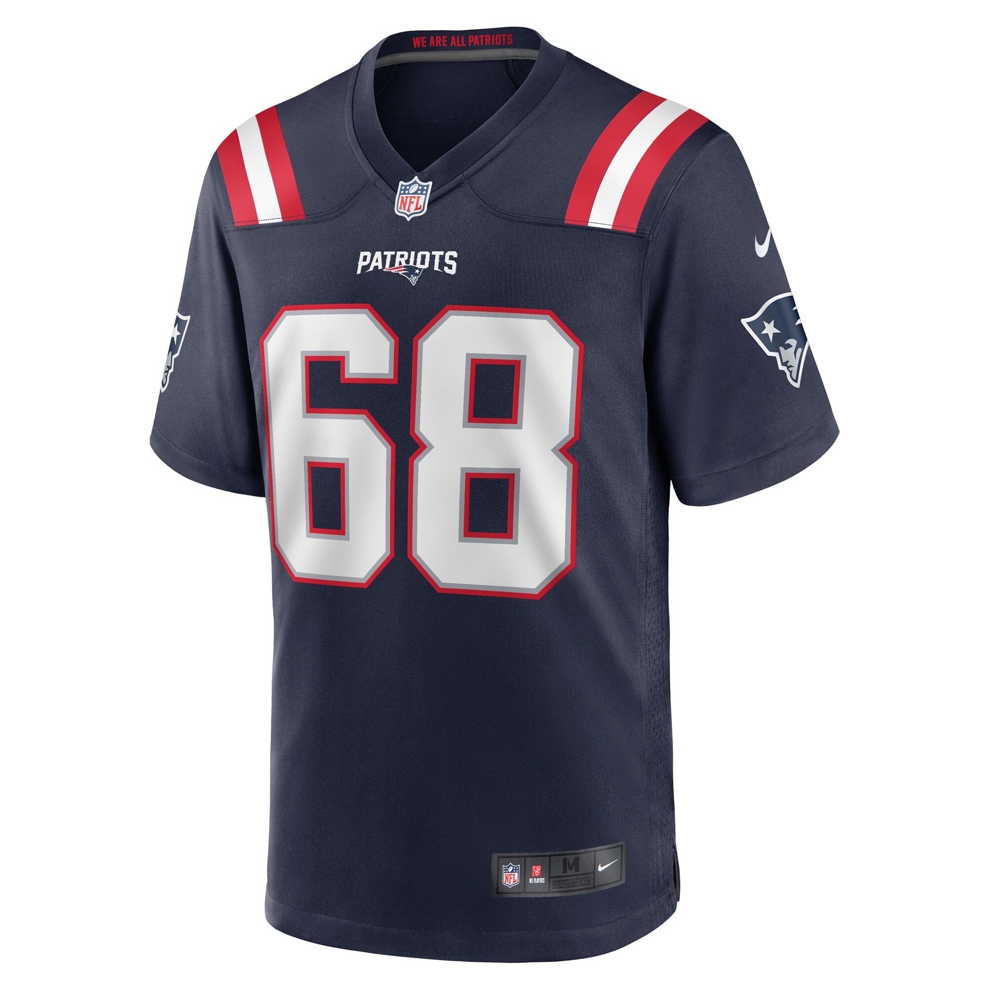 Atonio Mafi New England Patriots Nike Team Game Jersey -  Navy