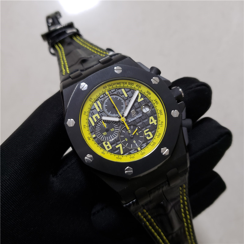 Black Yellow Audemars Piguet - Audemars Piguet Black Yellow Dial