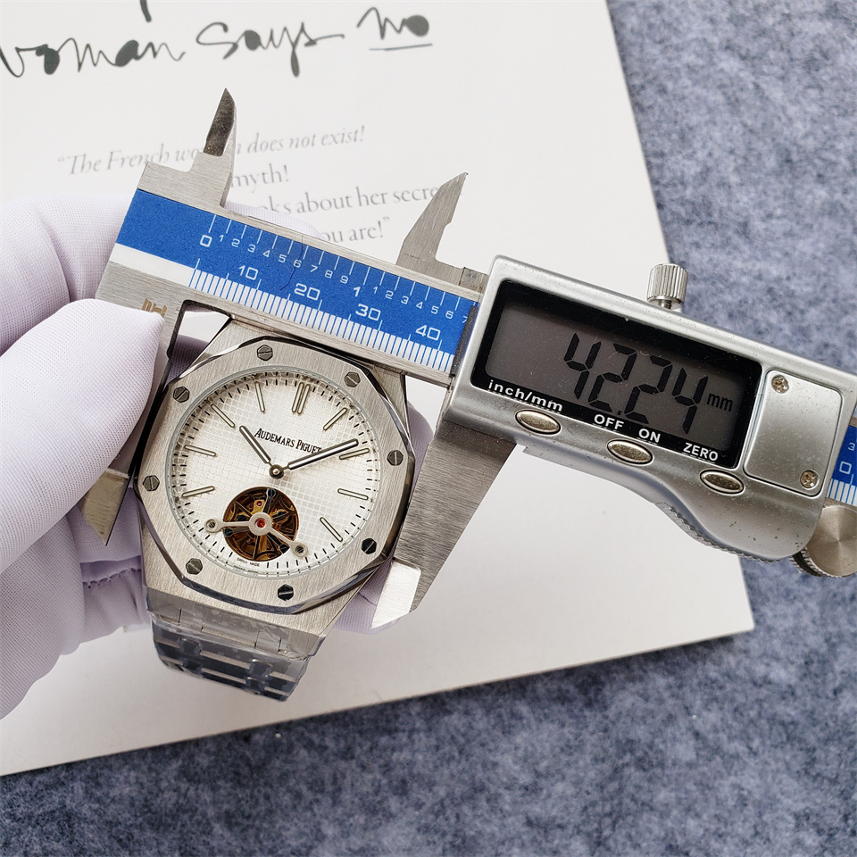 Alternative view of AP Royal Oak Tourbillon - AP Royal Oak Silver Dial Tourbillon