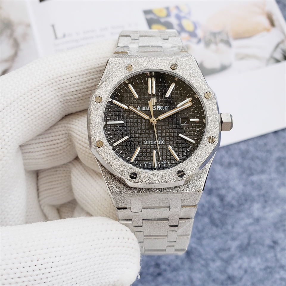 Audemars Piguet Frosted Gold Black Dial - Royal Oak
