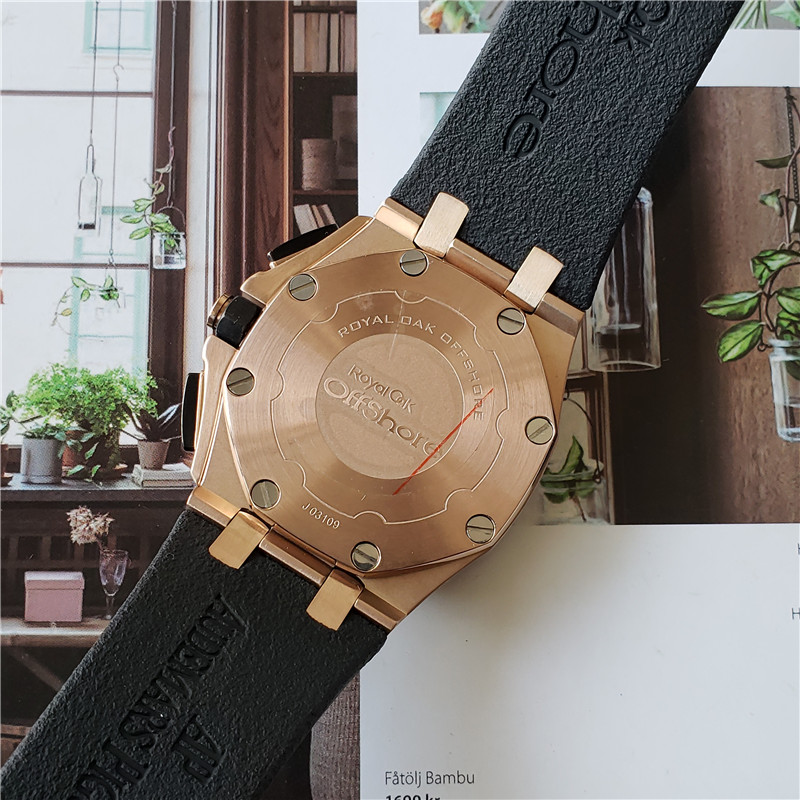 Alternative view of Audemars Piguet Rose Gold Black Chronograph - Audemars Piguet Rose