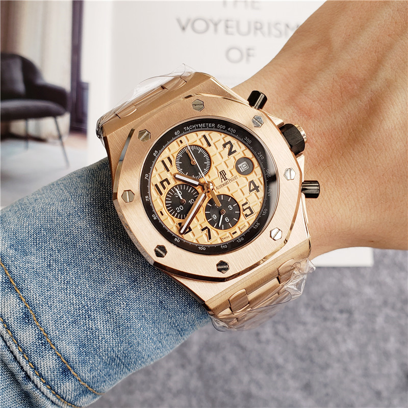 chronograph Audemars Piguet Rose Gold Black Dial - Audemars Piguet - Image 3