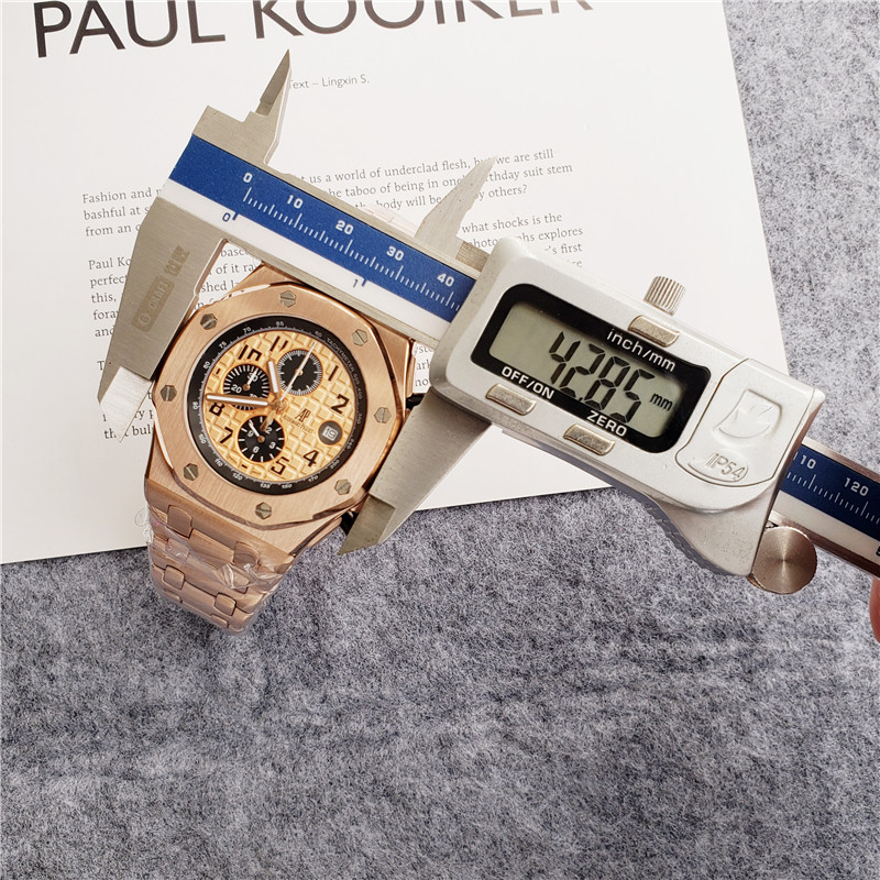 chronograph Audemars Piguet Rose Gold Black Dial - Audemars Piguet - Image 2