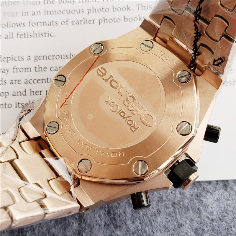 chronograph Audemars Piguet Rose Gold Black Dial - Audemars Piguet - Image 4