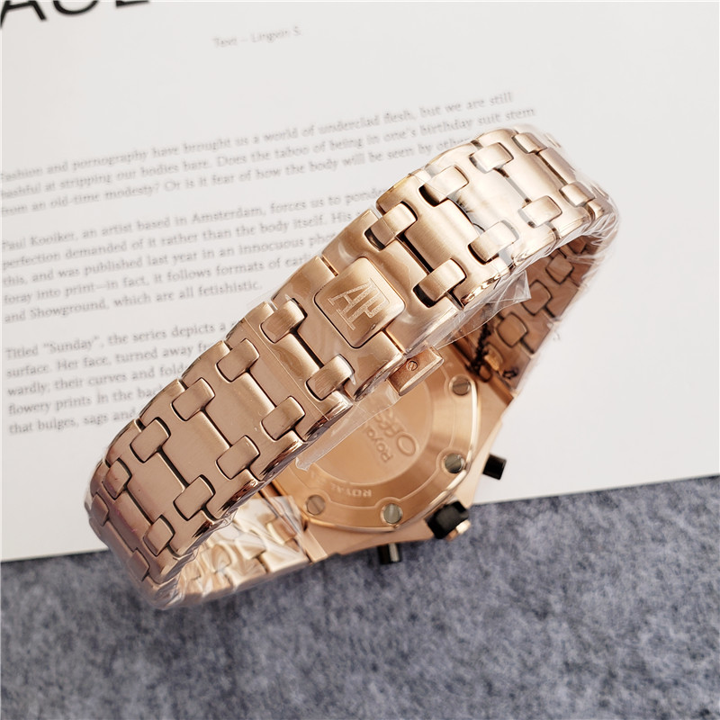 chronograph Audemars Piguet Rose Gold Black Dial - Audemars Piguet - Image 5
