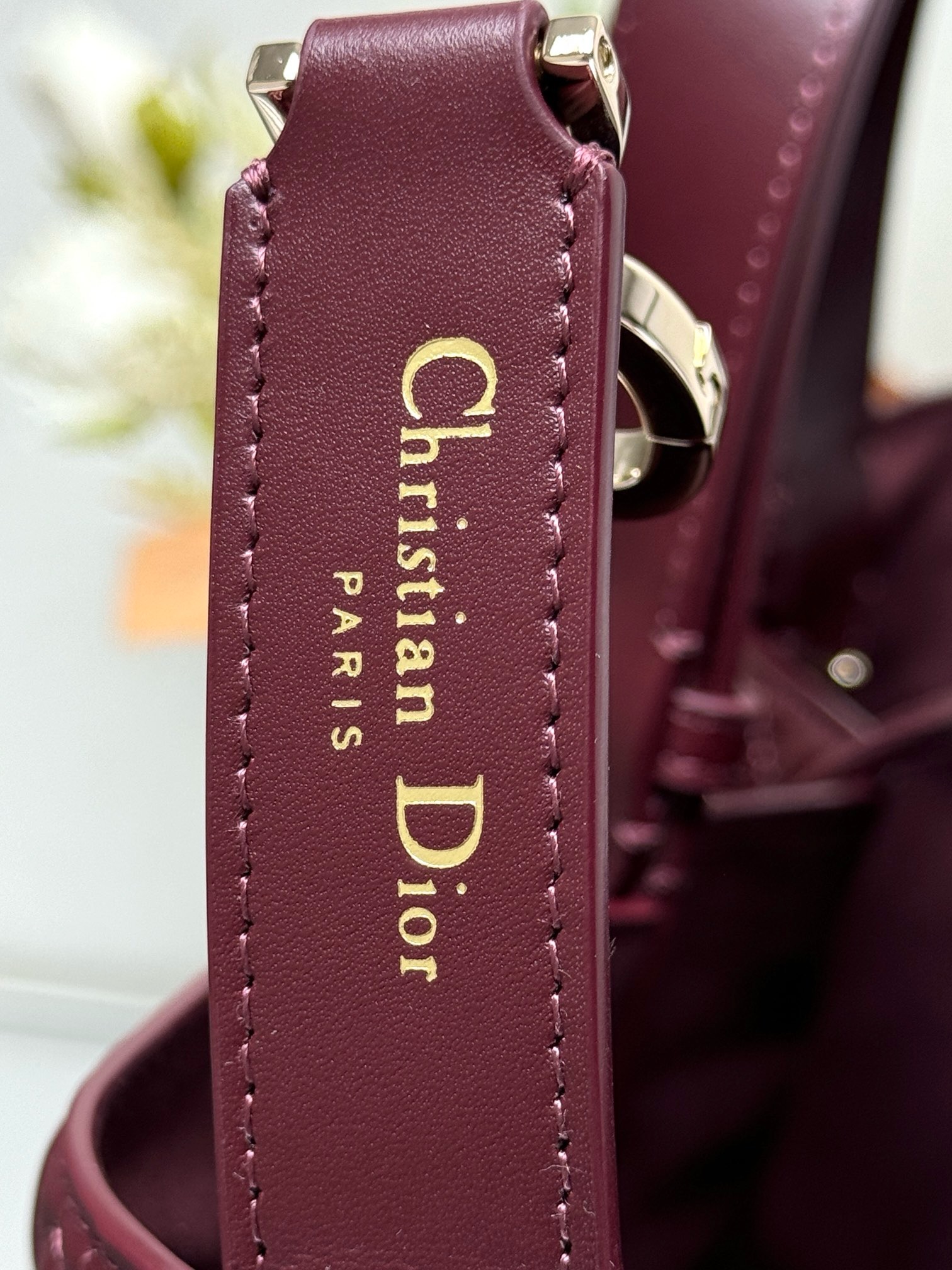 Bag Dior Medium Toujours Bag ‘Burgundy Calfskin’
