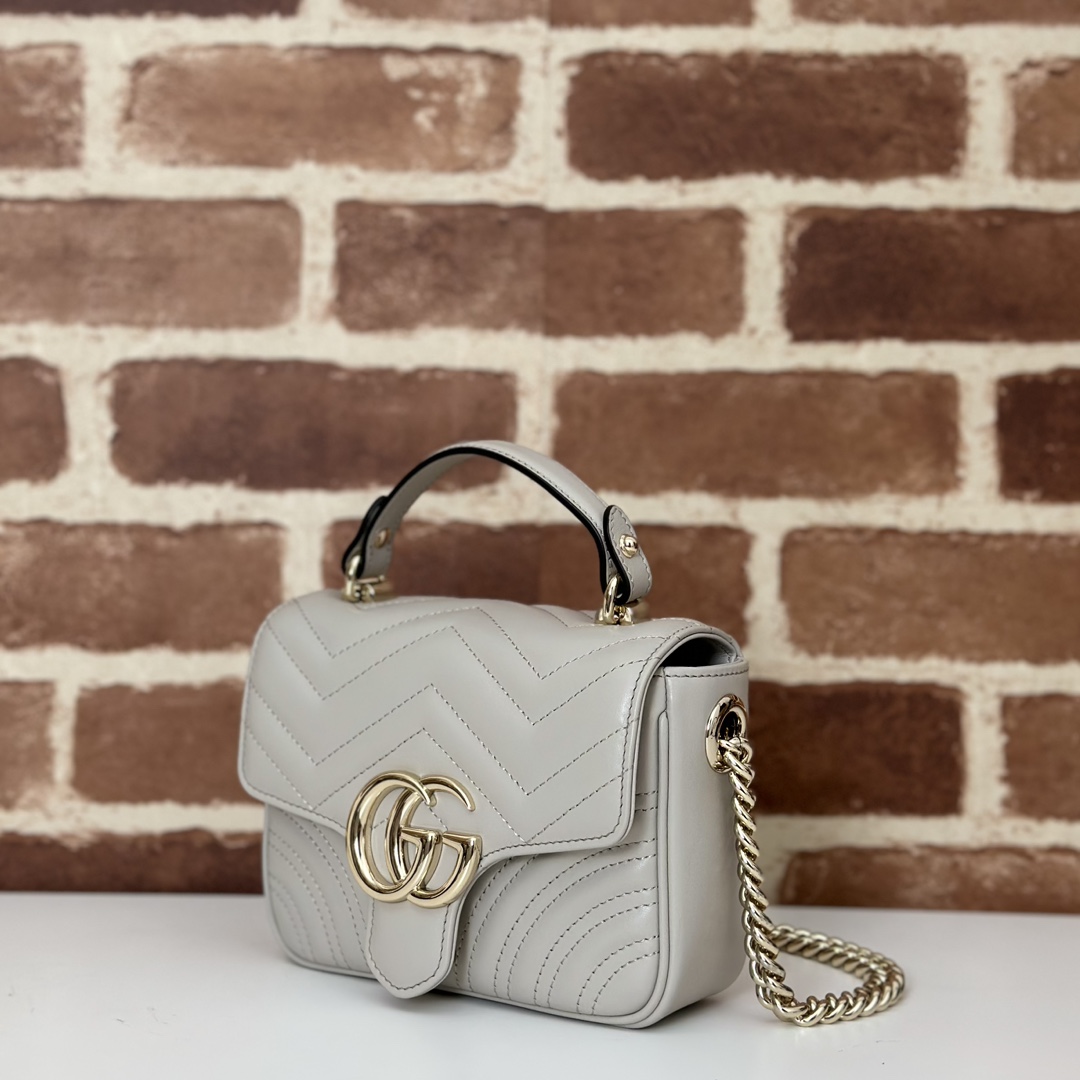 bag Gucci Marmont Mini Shoulder Bag 'Light Grey'