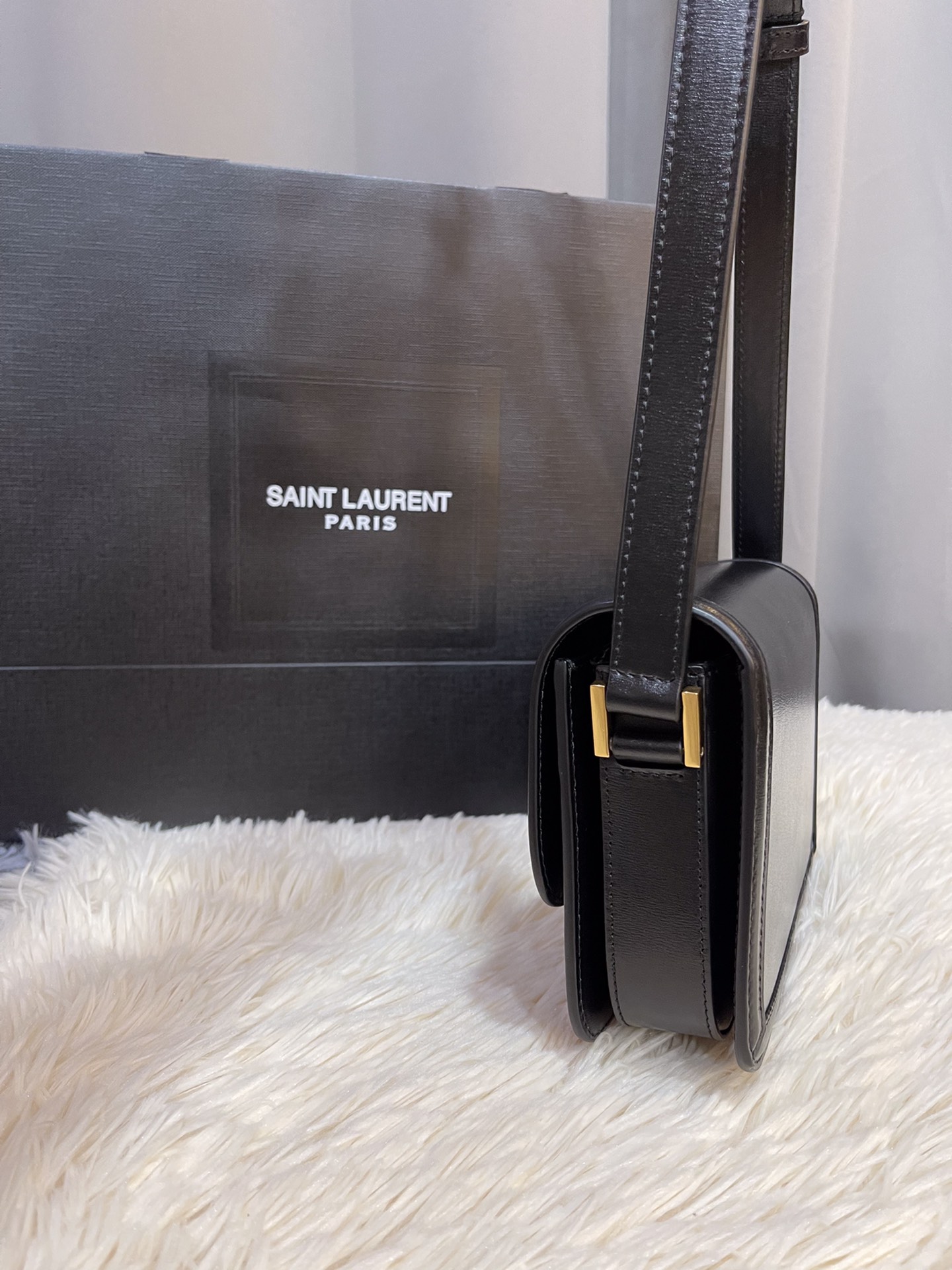 bag YSL Small Solferino Satchel Crossbody Bag Black