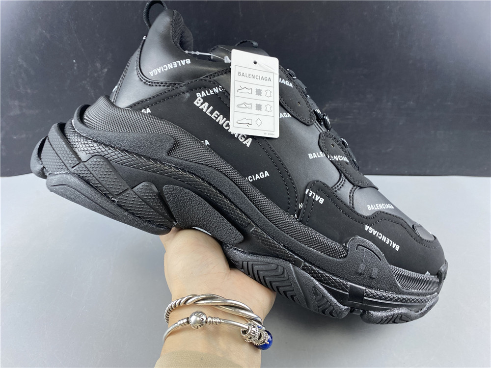 Balenciaga 20ss AJ cushion black letter old shoes retro sports sneakers original version number 35-45