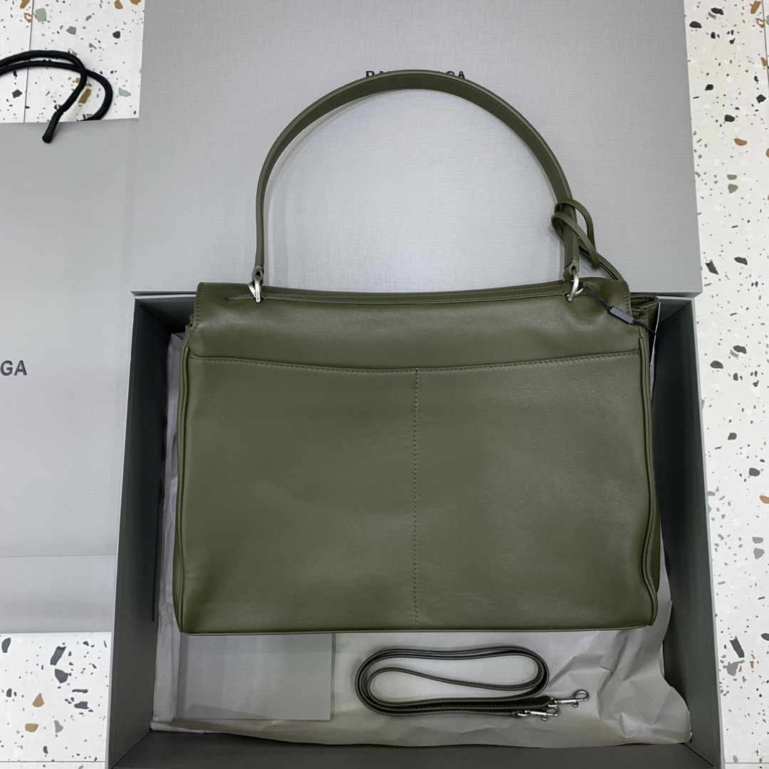 Balenciaga Balenciaga rodeo bag medium grey green  with sliver